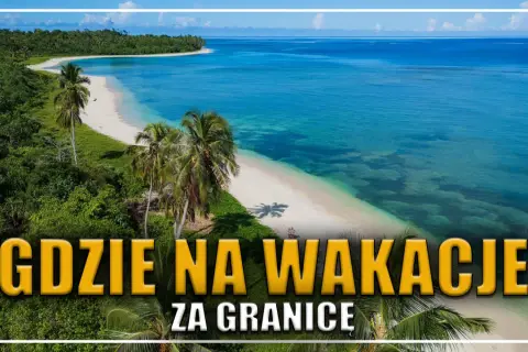 Rajska plaża z palmami i turkusową wodą. Idealne miejsce, gdzie na wakacje w lipcu, by odpocząć od zgiełku.