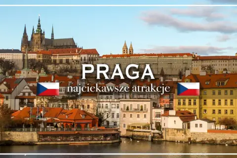 Praga: widok na zamek i kamienice nad Wełtawą. Idealne miejsce na wycieczkę do Pragi, by odkryć najciekawsze atrakcje.