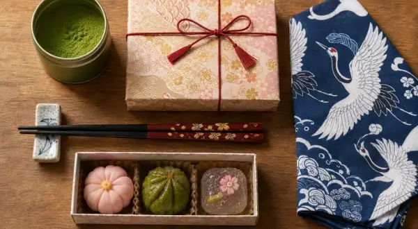 Piękne słodycze wagashi i matcha to idealne pomysły, co przywieźć z Japonii.