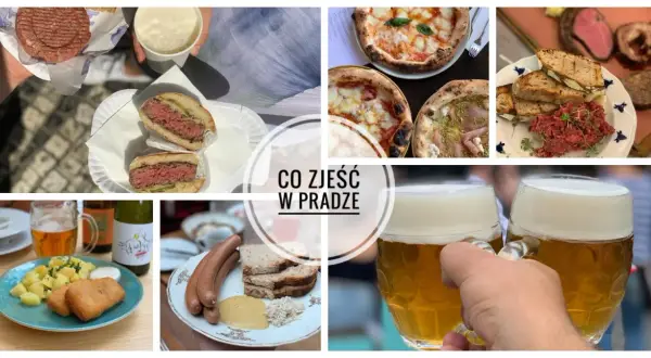 Praga: burgery, pizza, tatar, kiełbaski, piwo. Sprawdź, ile kosztuje obiad w Pradze i co warto zjeść.