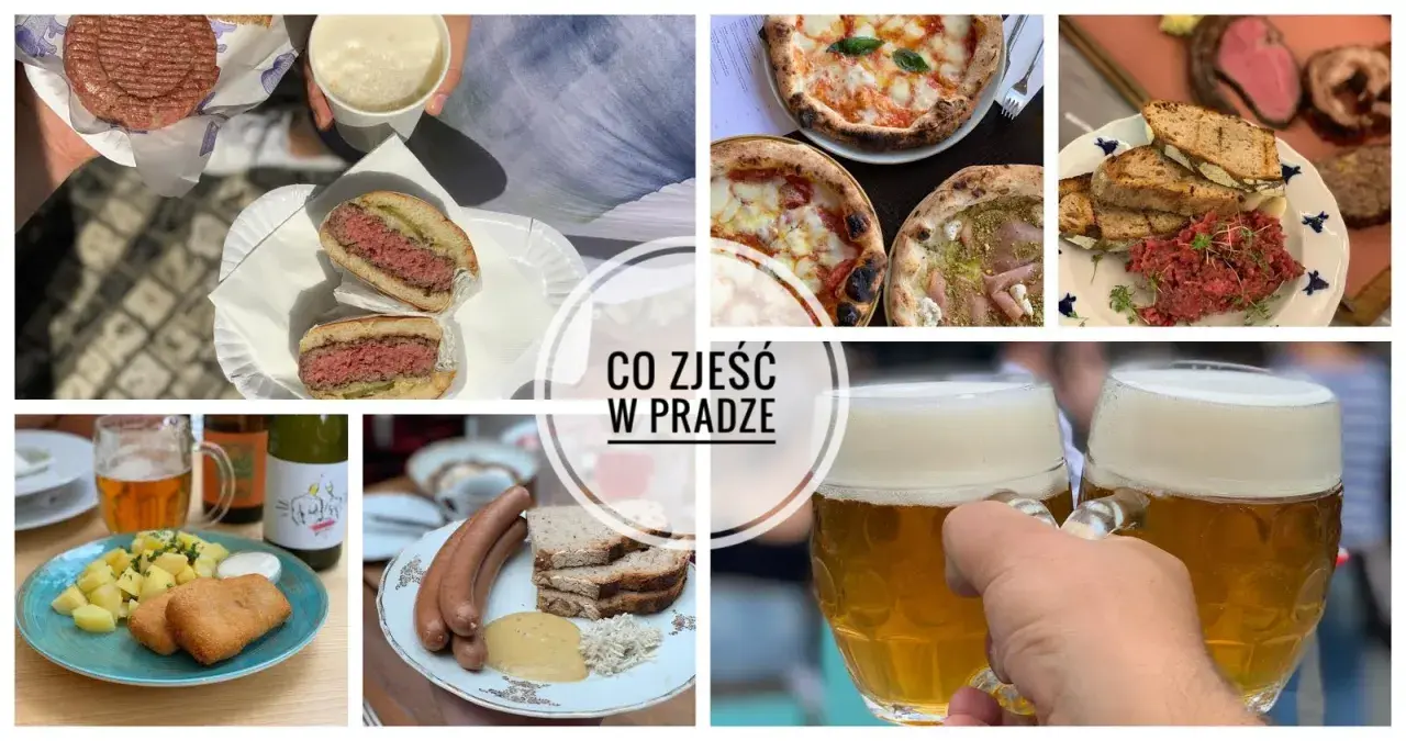 Praga: burgery, pizza, tatar, kiełbaski, piwo. Sprawdź, ile kosztuje obiad w Pradze i co warto zjeść.