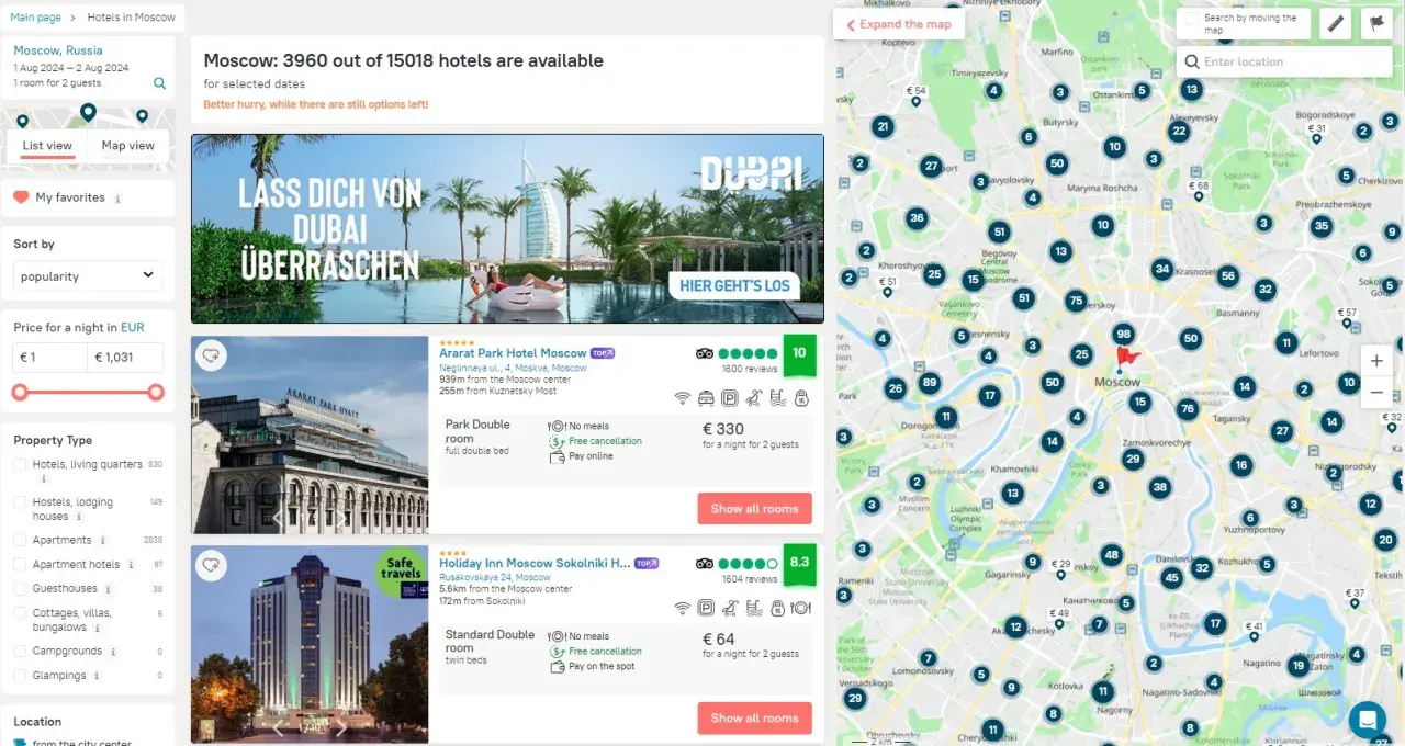 Szukasz hoteli w Moskwie? Sprawdź zenhotels recenzje i znajdź idealne zakwaterowanie. Mapa pokazuje dostępne opcje.