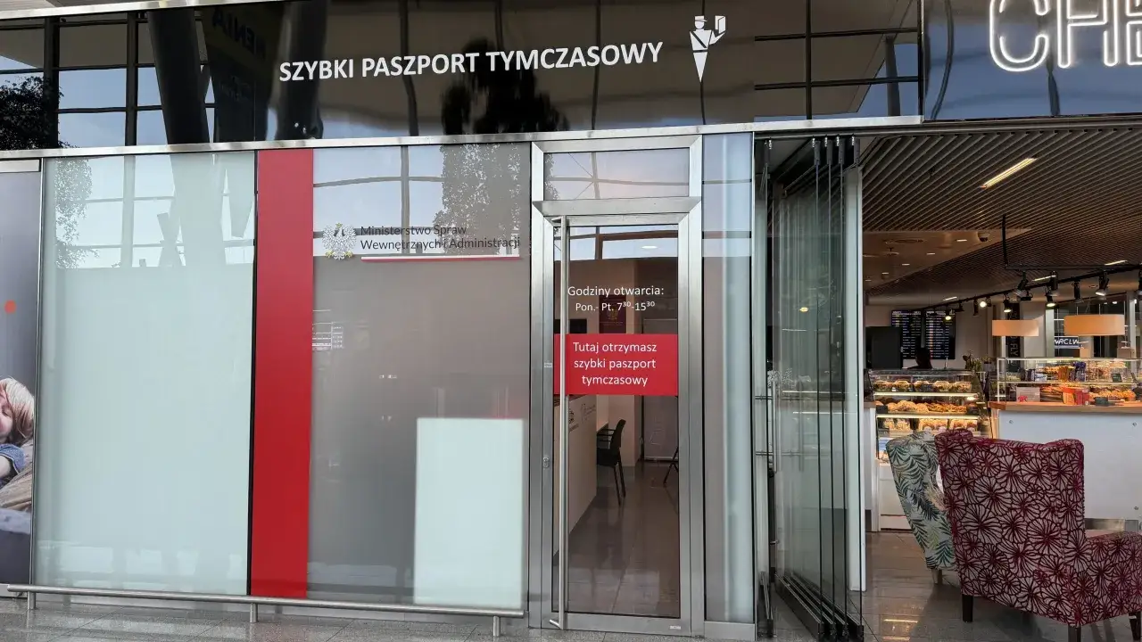 Szybki paszport tymczasowy Wrocław. Punkt obsługi Ministerstwa Spraw Wewnętrznych i Administracji. Otwarte pon-pt 7:30-15:30.