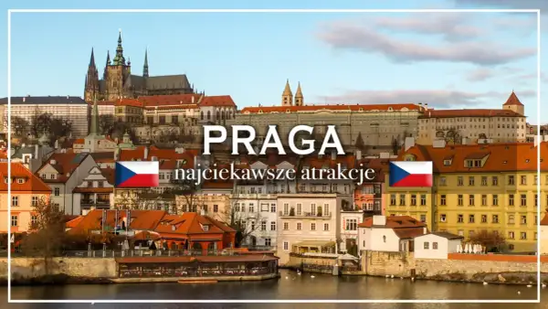 Praga: widok na zamek i kamienice nad Wełtawą. Idealne miejsce na wycieczkę do Pragi, by odkryć najciekawsze atrakcje.